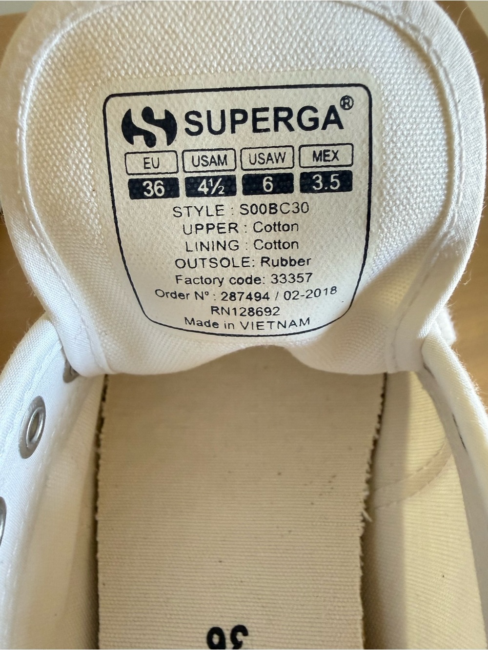 Superga 2288 Vcotw Fantasia Collection White Canvas Mule Sneakers New 36 6 - Picture 5 of 14